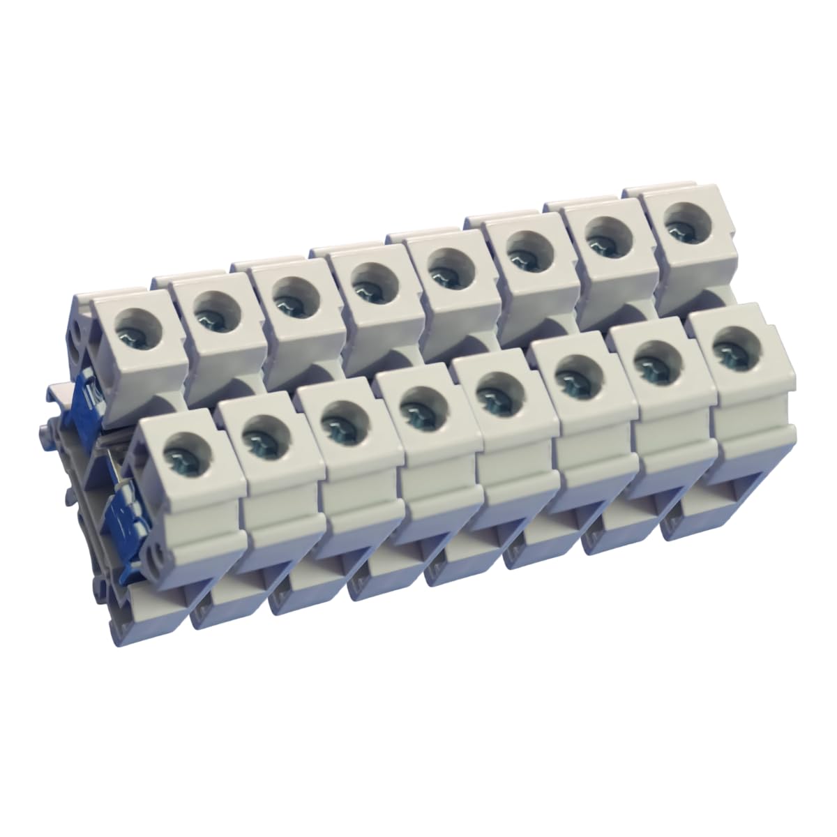 Elmex KUT 10 DIN Rail Terminal Blocks, Gray, 10 sq mm, 800V 57A, Screw Terminal, Thermoplastic, Set of 10-picture-10