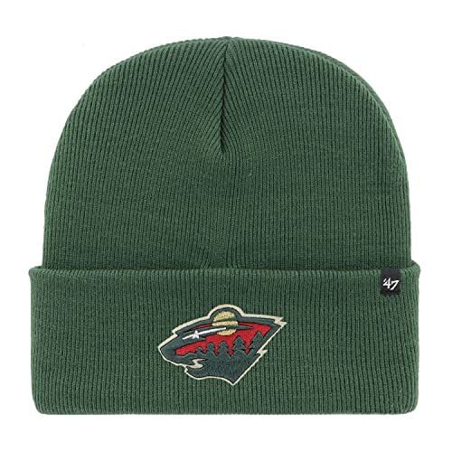 Bonnet Minnesota Wild '47 Brand fini les oreilles gelées grâce à la maille épaisse