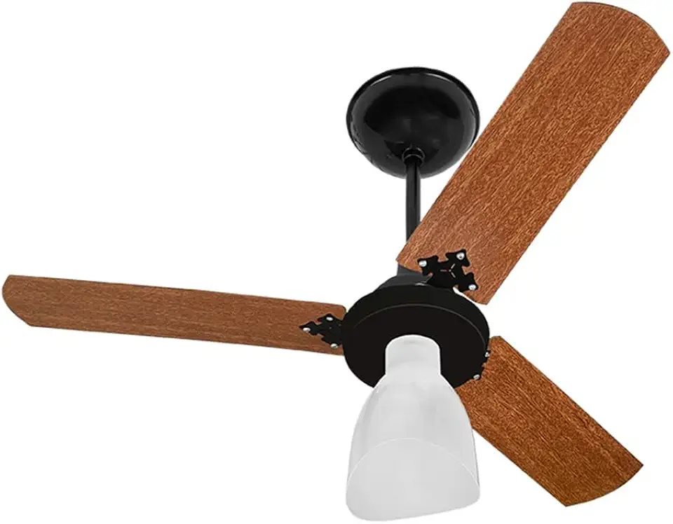 Venti-Delta Ventilador de Teto Inverter Delta Controle Remoto Bivolt Preto/Mogno