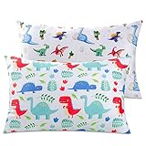 Nidoul Toddler Pillowcases, 2 Pack Dinosaur Printing Pillow Cases, 14