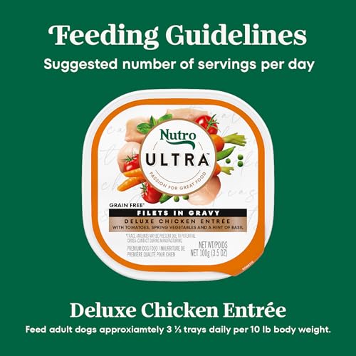 Nutro Ultra Filets in Gravy Wet Dog Food Pack, Chicken, 3.5 oz, 24 Count - image 7