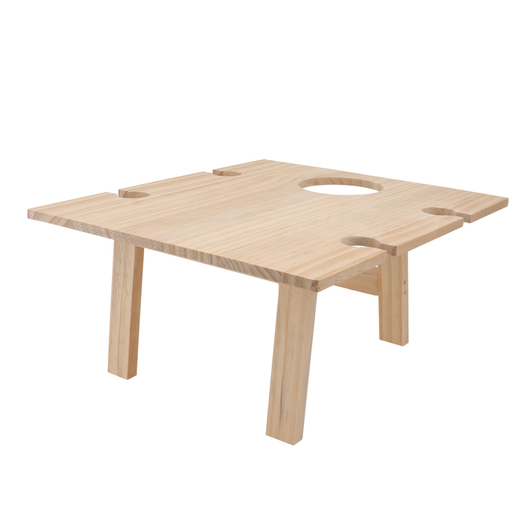 Table à vin pliante originale à offrir pour pique-nique romantique et apéritif de jardin