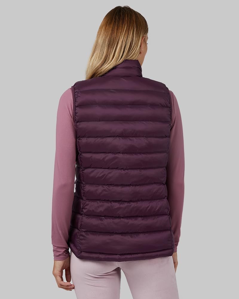 32 Degrees Heat Women's Lightweight Poly-Fill Packable Vest | Zippered Pockets | Layering | Water Repellent - Image 4