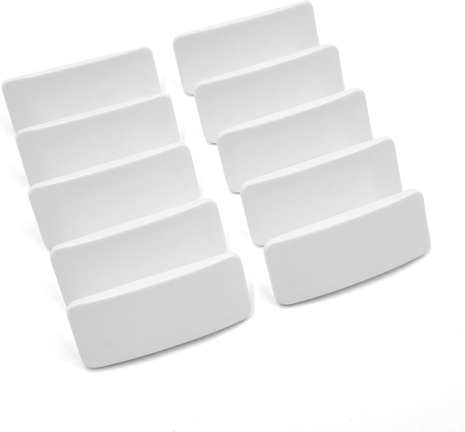 10 x Cockspur Window Handle Striker Plate Wedges - White (4mm)