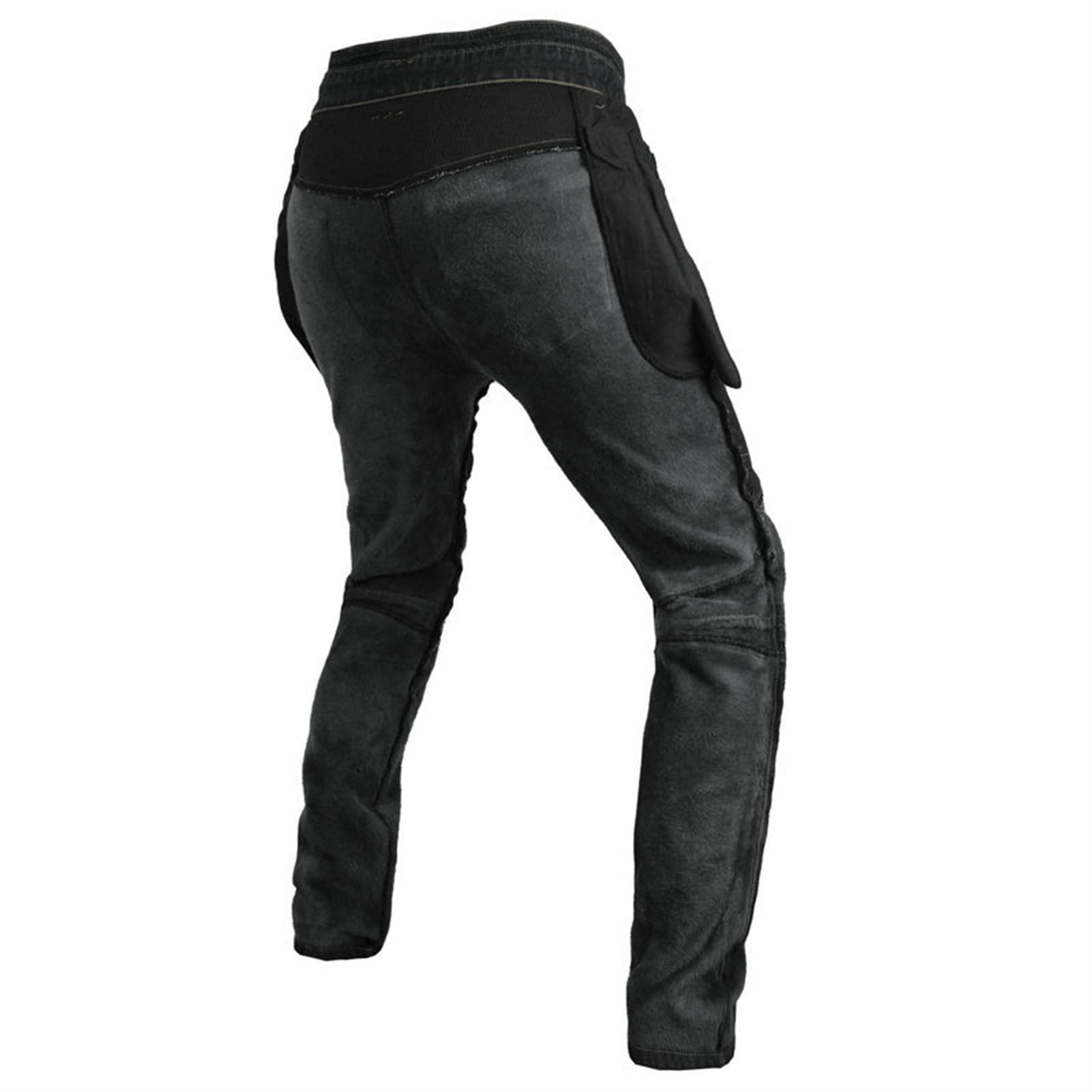 Pantaloni Biker Invernali Pantaloni Protettivi da Moto Pantaloni in Denim Rinforzato Protettivo Foderato Approvato CE Rimovibile Armato Denim Modern-Fit