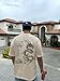 Mens Graphic Tees Vintage T-Shirts Oversized Dragon Letter Print Casual Crewneck Cotton Top Short Sleeve Rapper Streetwear Apricot L