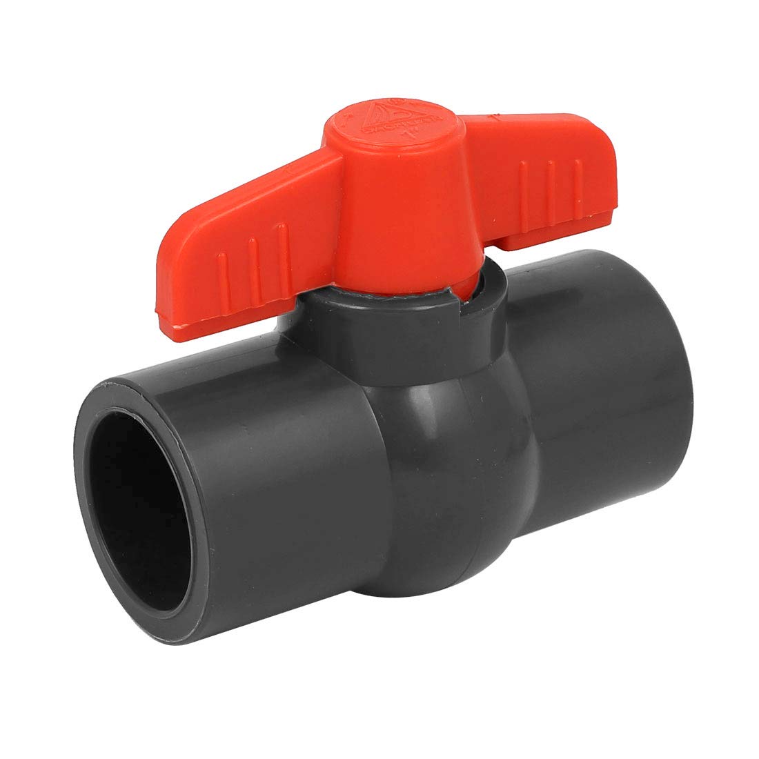 Uxcell Red, Black Sourcingmap Water Pipe Plastic Straight Ball Valve Connector For 32Mm Tube Dia