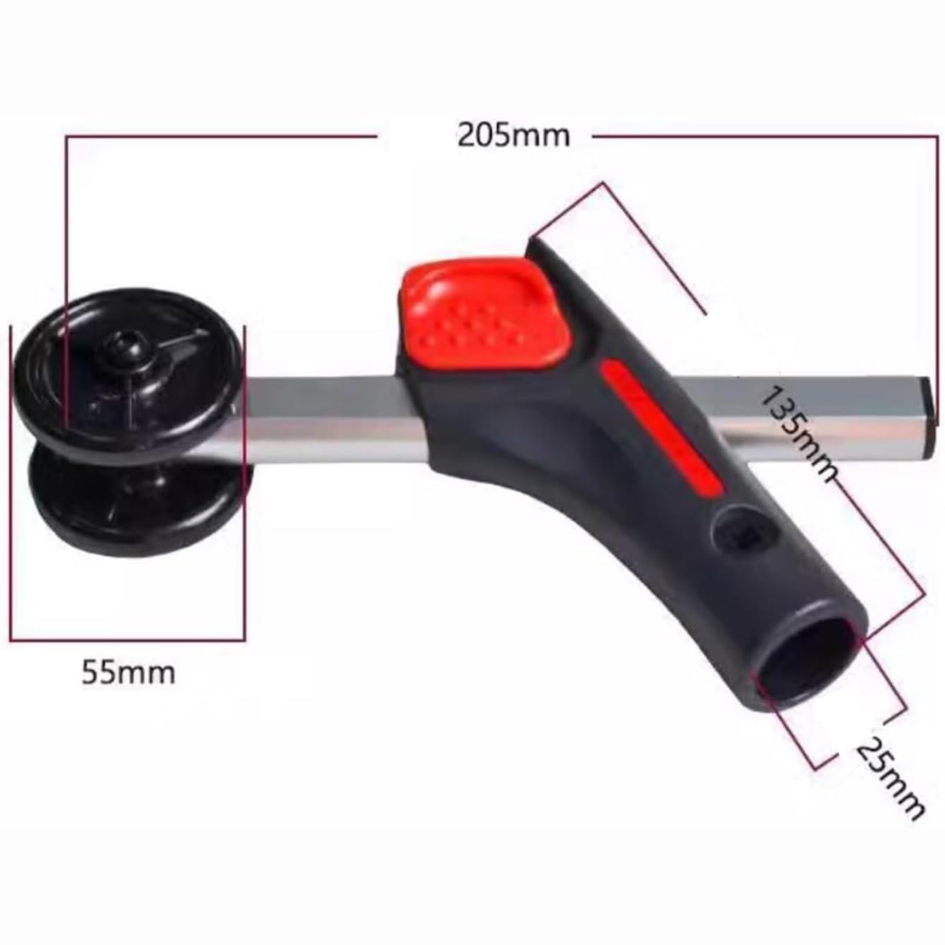 Dispositivo volquete trasero antivuelco para silla de ruedas, altura ajustable, 7 marchas, accesorios para sillas de ruedas eléctricas para discapacitados y ancianos
