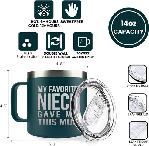 Uncle-and-Aunt-Gifts-from-Niece-14-Oz-Stainless-Steel-Insulated-Coffee-Mug-With-Lid-Mothers-Day-Fathers-Day-Birthday-Gifts-For-Men-Women-Aunt-Uncle Uncle and Aunt Gifts from Niece 14 Oz Stainless Steel Insulated Coffee Mug With Lid Mothers Day Fathers Day Birthday Gifts For Men Women Aunt Uncle