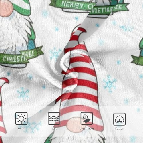 Christmas Cute Red Green Gnomes Cute Panties Girl Girls Underwear Toddler Cotton Designer Underpants Briefs 2t3