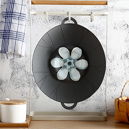 3pcs Silicone Lid Set, Microwave Splatter Cover, Reusable Heat Resistant Lids, Boil Safeguard, Spill Stopper, Multi-Function Kitchen Covers, Fridge Dishwasher Safe