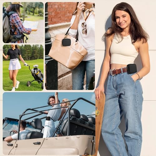 CaSZLUTION Flip Phone Holster for Galaxy Z Flip/Flip 5G/Flip 3/Flip 4/ Flip 5/ Flip 6, for Razr/Razr 40/40 Ultra, Dustproof Flip Cell Phone Pouch Nylon Phone Carrying Case (Case Only)
