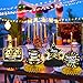 12pcs 2026 Happy New Year Party Honeycomb Centerpieces New Years Eva Party Centerpieces for Table Happy New Year Party Decorations for 2026 New Year Holiday Party NYE Party Supplies