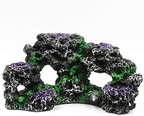 AQUA KT Fish Tank Coral Reefs Rock Ornament for Aquarium Landscaping Decoration, Made of Resin, Pack of 1