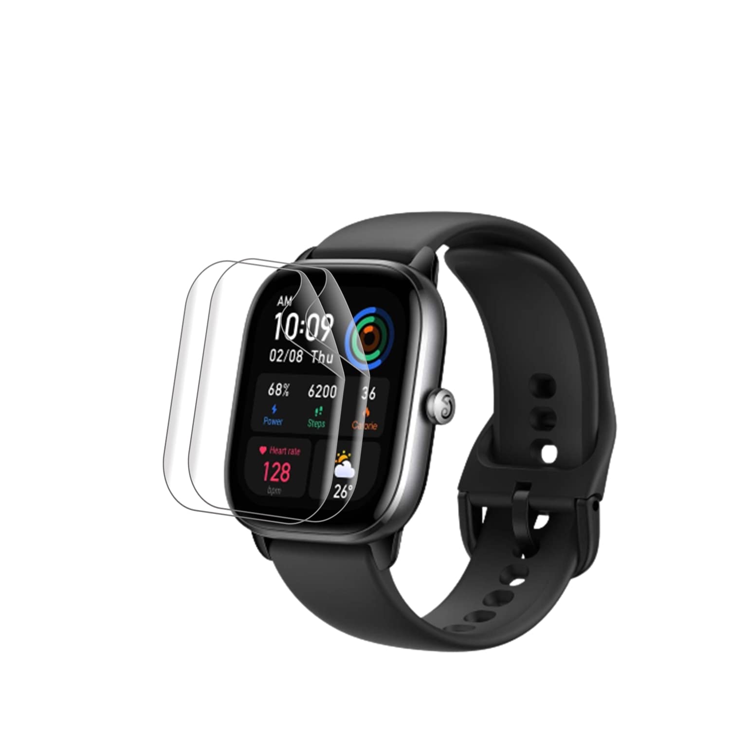 Wisely [Pack 3 For Amazfit GTS 4 Mini SmartWatch Screen Guard Scratch Guard Full Screen Protector Compatible for Amazfit GTS 4 Mini 1.65" - Flexible TPU - HD Clear - Bubble-Free (Pack of 3) (B0BHPHR7XV) Amazon Price History, Amazon Price Tracker