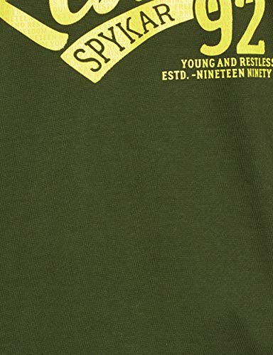 Image of Spykar Men's Cotton Slim Fit T-Shirt