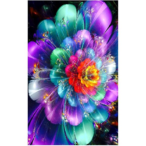 Staron DIY 5D Diamond Painting, Cross Stitch Kit Crystals 5D Diamond Painting Rhinestone Pictures Embroidery Arts Home Decor (E)