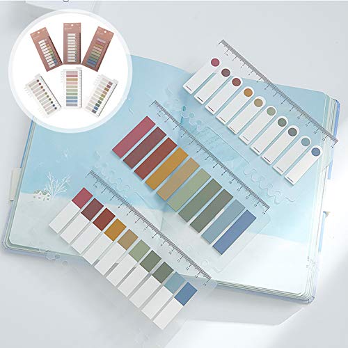 STOBOK 3 Conjuntos de Bandeiras Guias Marcadores de Página Guias de Página de Índice Adesivo Colorid