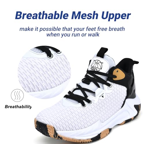 Image of Beita High Upper Basketball Shoes for Men Sneakers Breathable Sports Shoes Anti Slip