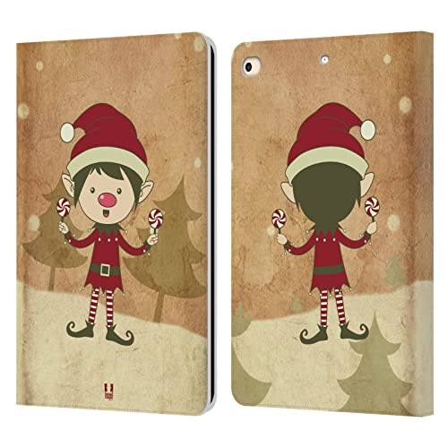 Étui pour iPad 9.7 Elf de Noël en cuir pour habiller votre tablette en fête