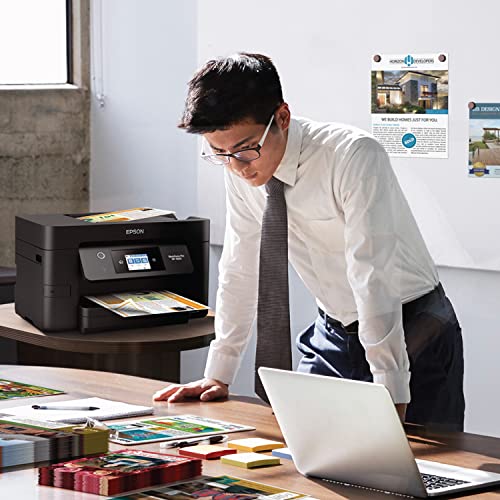 Image of Epson Workforce Pro WF-3820 Wireless All-in-One Printer with Auto 2-Sided Printing, 35-Page ADF, 250-sheet Paper Tray and 2.7 inch Color Touchscreen (Renewed)