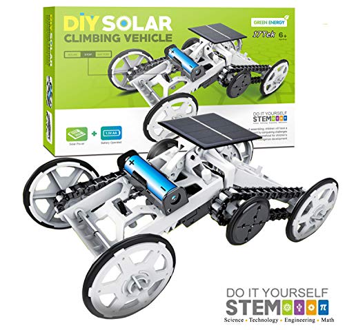 17Tek STEM Educational Solar Robot - Green Energy DIY Science Solar Power Kits