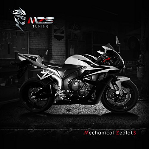 Image of MZS Red Motorcycle Brake Clutch Levers Adjustable Short CNC Set | for Z900 17-24, Z650 Z650RS EX650 17-26, Vulcan S 650 15-26, KLE 650 15-26, KLZ1000 15-19, Unbreakable Handle Lever Kit