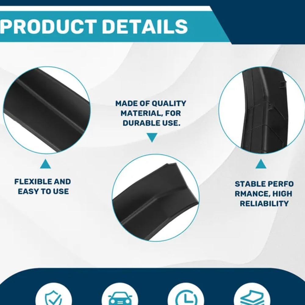 Car Tail Light Trim Plate 33503-TVA-H11 33553-TVA-H11 For Honda Accord 2018-2023, Pairs of