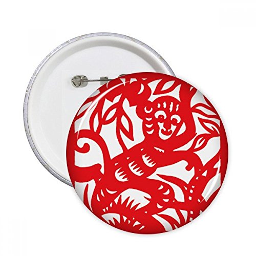 Pins Singe coupe-papier zodiaque multicolore XXL pour customiser un vêtement
