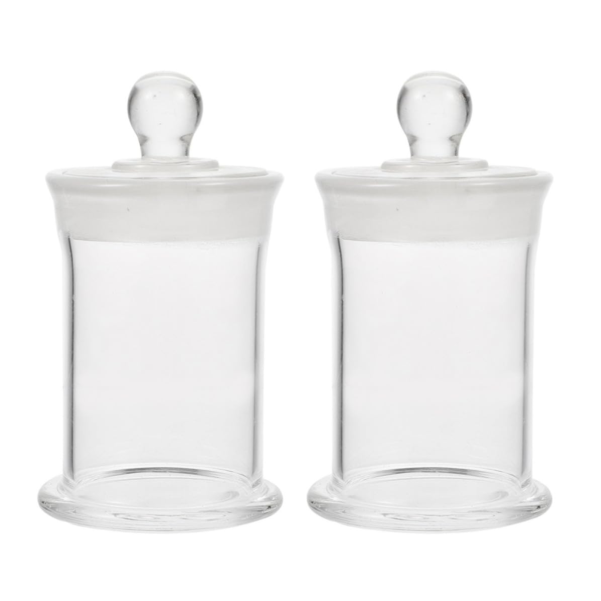 Abaodam 2 Pezzi Bottiglia da Laboratorio in Vetro Borosilicato Resistente al Calore, Sigillatura Ermetica e Spessore Rinforzato per Conservazione Sicura di Campioni in Ambienti Scientifici