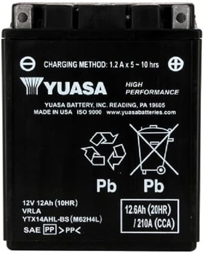 Yuasa Batería YUAM62H4L YTX14AHL-BS