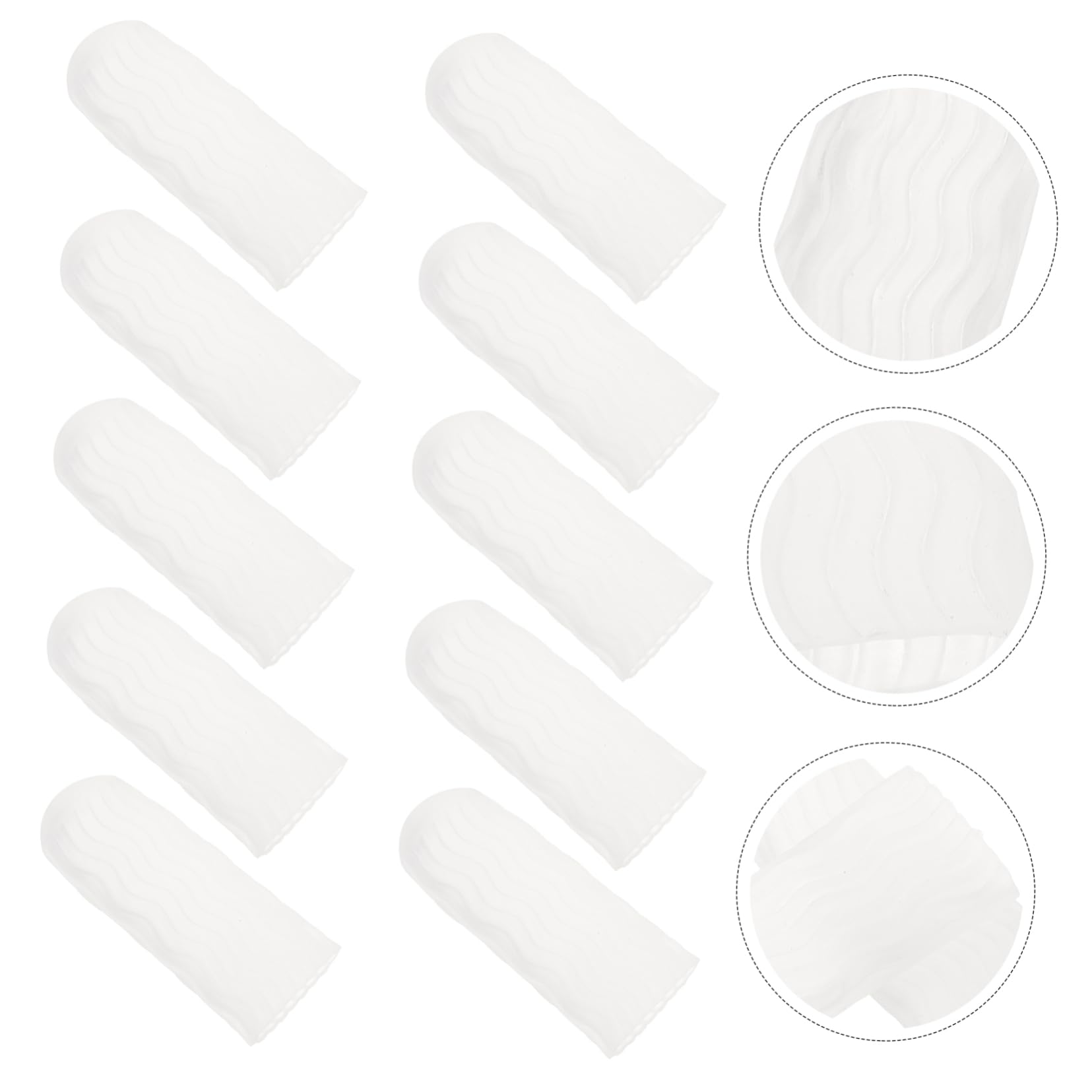 KOMBIUDA Large 10pcs Silicone Protectors Protective Sleeves Soft Water for Men Women Household Joint