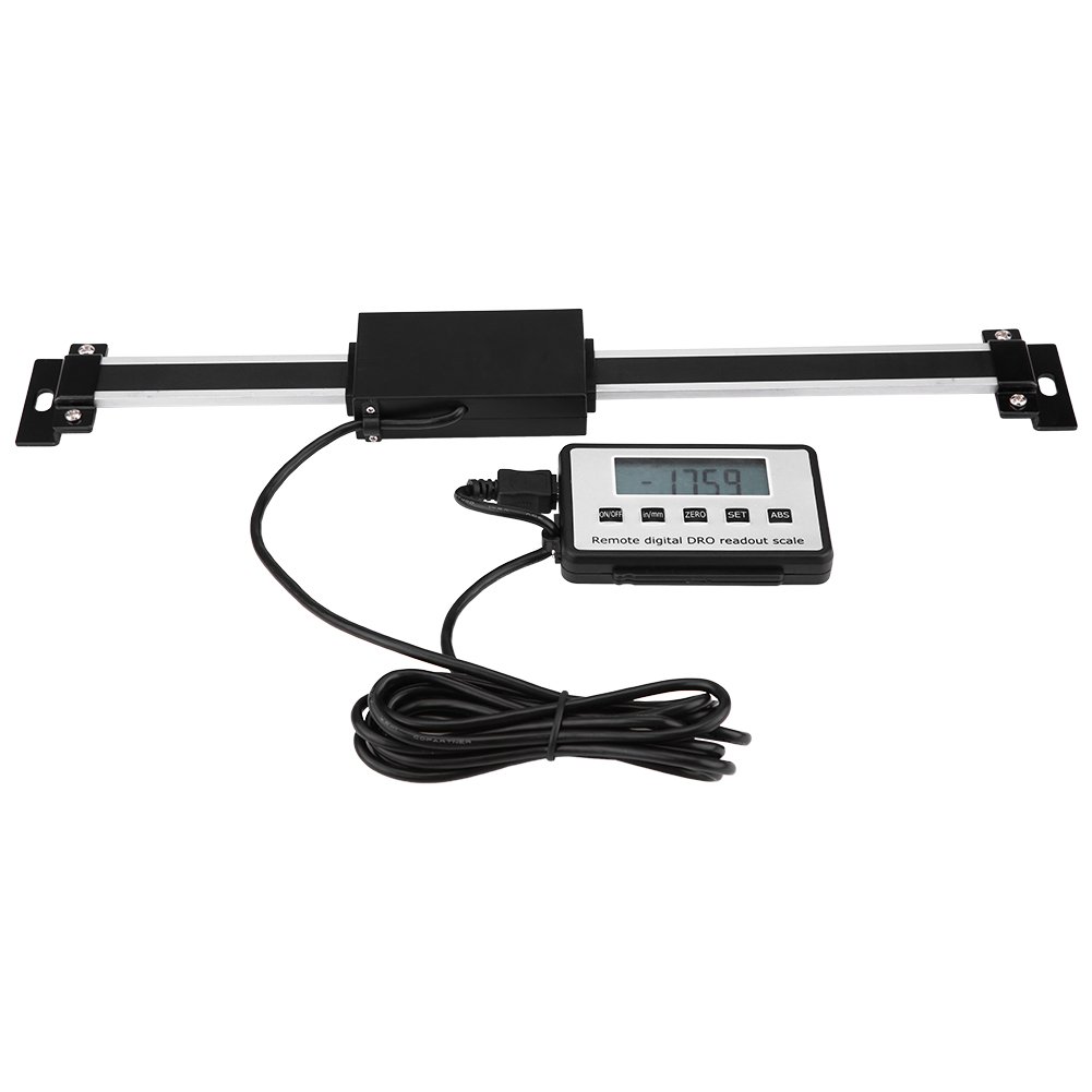 Visualizzatore per Tornio, Akozon 0-150 mm Lettura Digitale Tornio Professionale LCD Kit di Scala Lineare a Lettura Digitale Misurazione Accurata Display per la Lettura a Distanza per Fresatrici