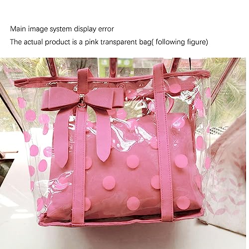 Image of Women's Clear Tote Bags Multi-Use Shoulder bag Handbag Beach bag Shopping Bag | Multi-Use