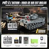 Goods+Gadgets char Tiger I 1/16 prêt à rouler, tourelle 180° photo 5