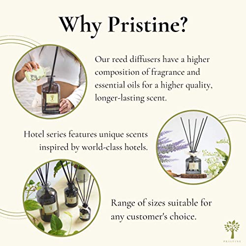 Take me to \'Hilton\' Hotel Inspired Reed Diffuser Set| Reed Diffuser Sticks with Oil 1.6oz| Scented Sticks with Notes of Tangerine, Raspberry & Cedarwood| Oil Sticks for Bathroom & Home Fragrance Gift - Thumbnail 6