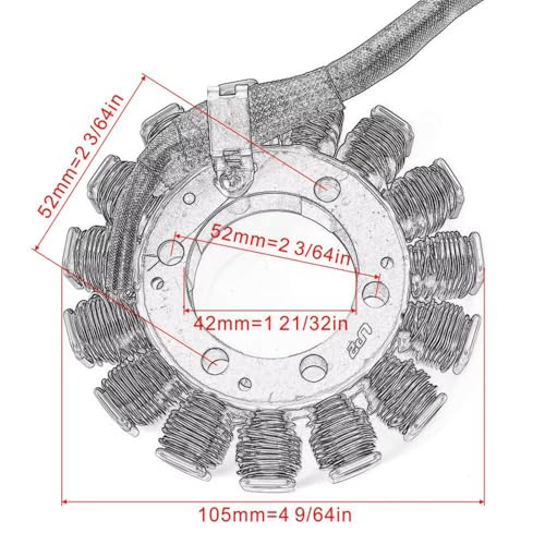 Bobine de stator d'allumage pour Kawasaki Ninja ZX-10R 2008-2010