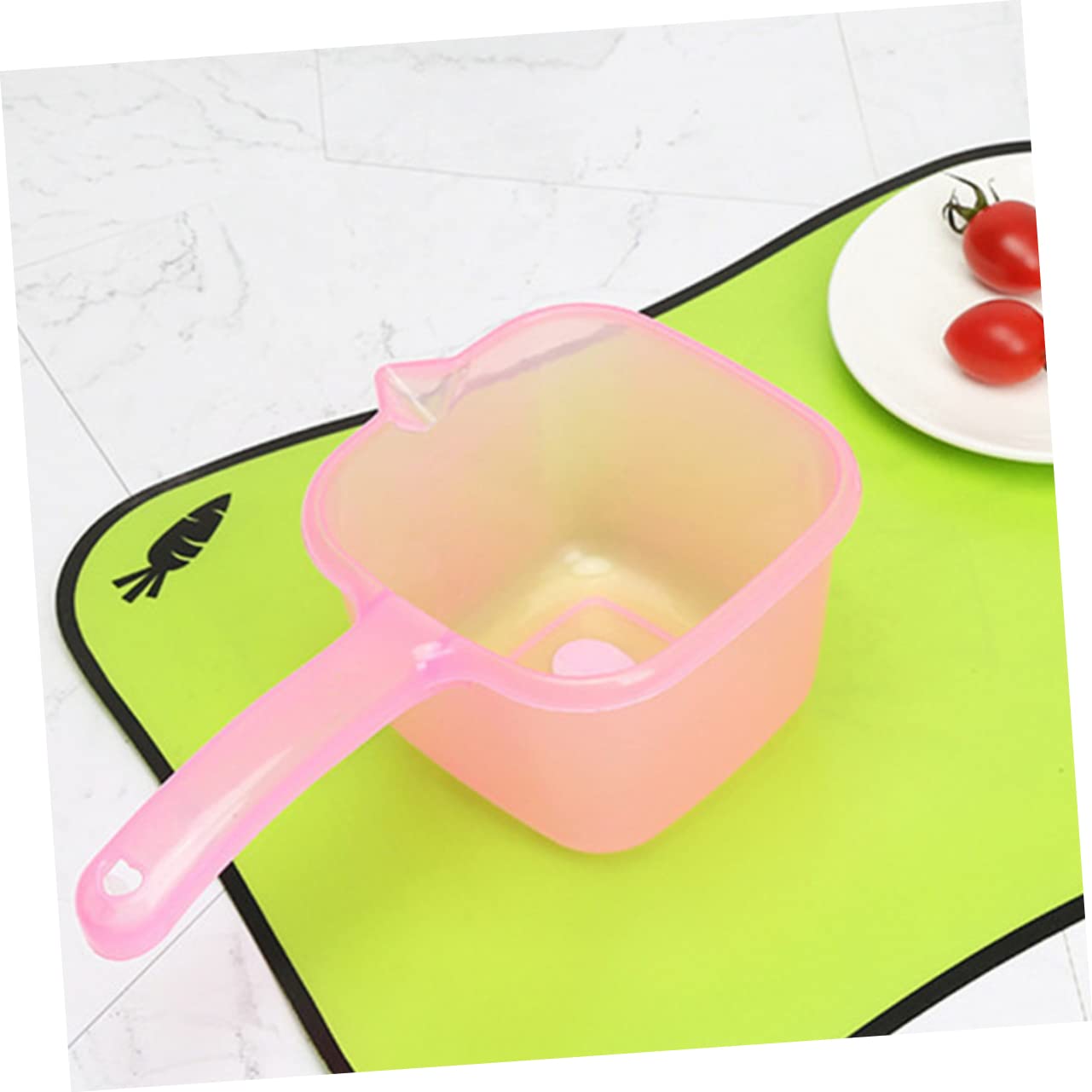 Mestolo per Domestico Quadrato in Plastico 4 Pezzi, Uso Cucina