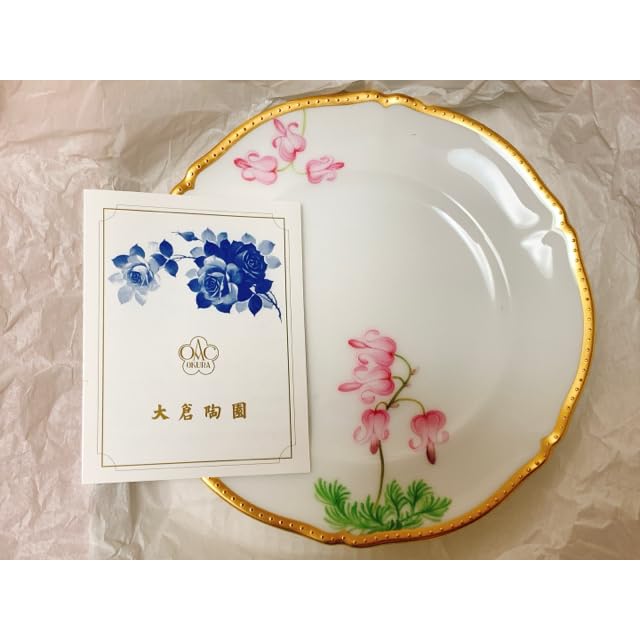 【新品未使用】大倉陶園　100周年記念作品　百花譜（ひゃっかふ）プレート 創立100周年記念作品 百花譜（ひゃっかふ） 大倉陶園公式