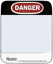 Master Lock S142 Photo Identification Label for 406 & 410 Padlocks, Capacity, Volume, Standard, White
