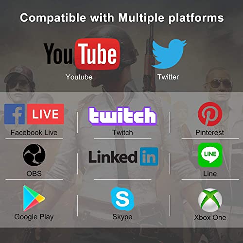 Image of Rybozen 4K Audio Video Capture Card, USB 3.0 HDMI Video Capture Device, Full HD 1080P for Game Recording, Live Streaming Broadcasting