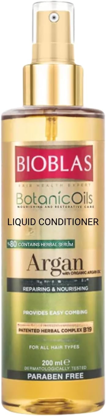 Liquid Conditioner with Organic Argan Oil 200ml