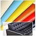 Kunstleder Meterware Lederstoff Kunstleder Polster PVC Strukturiert ， Kunstleder Stoff für Polster Handwerk DIY Nähen Sofa Handtasche ， Mehrfarbig (Color : 2#)