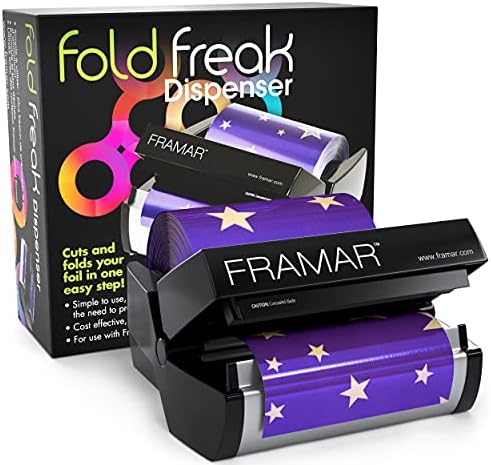 Framar Fold Freak Foil Dispenser for Aluminum Foil, Hair Color Foils