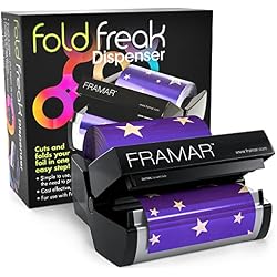 Framar Fold Freak Foil Dispenser for Aluminum Foil, Hair Color Foils - Cuts and Folds Hair Foils For Highlighting