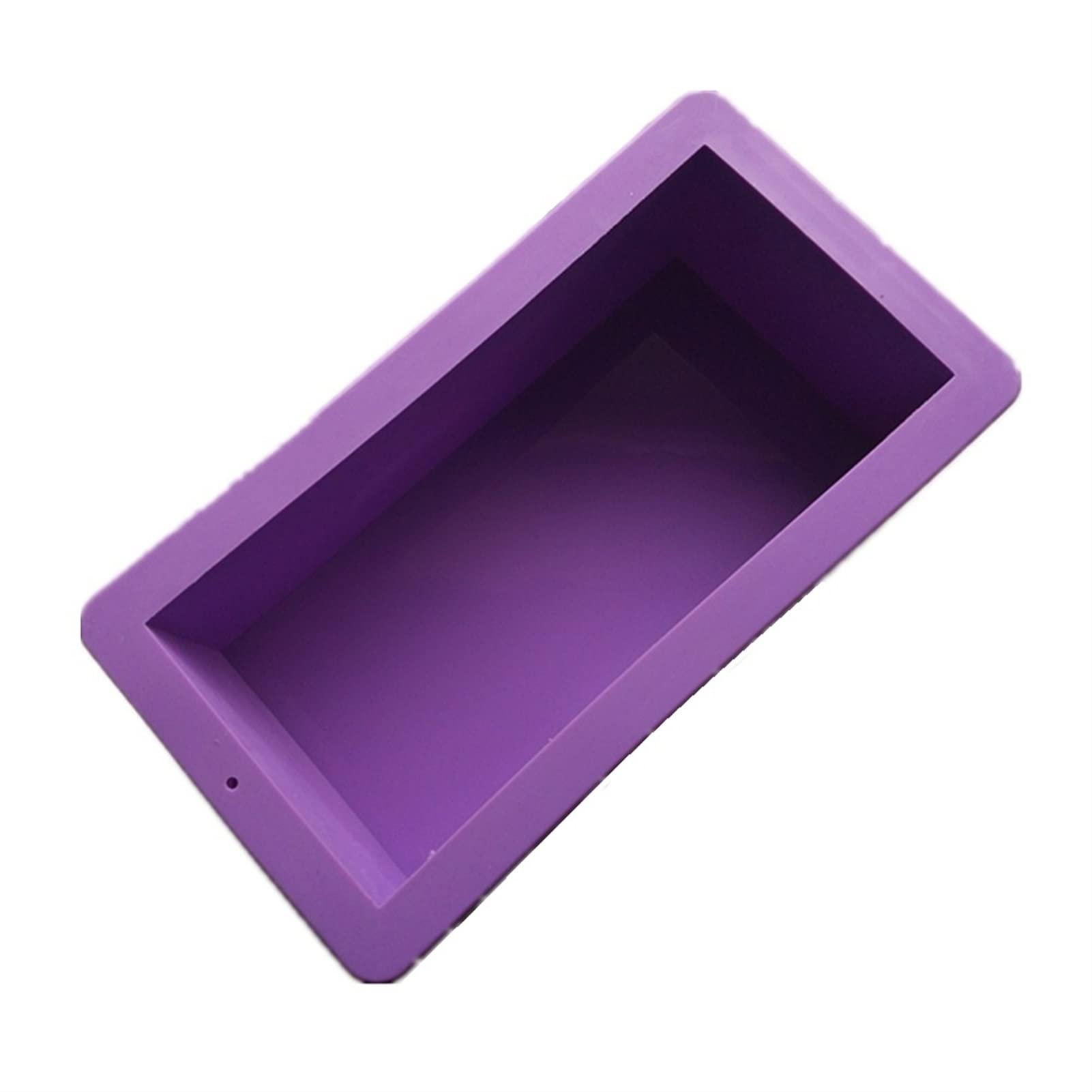 CAREG Sapone in silicone quadrato rettangolo Fai da te Stampo artigianale sapone che fa forma al cioccolato toast pagnotta pane mousse torta cottura stampo con coperchio