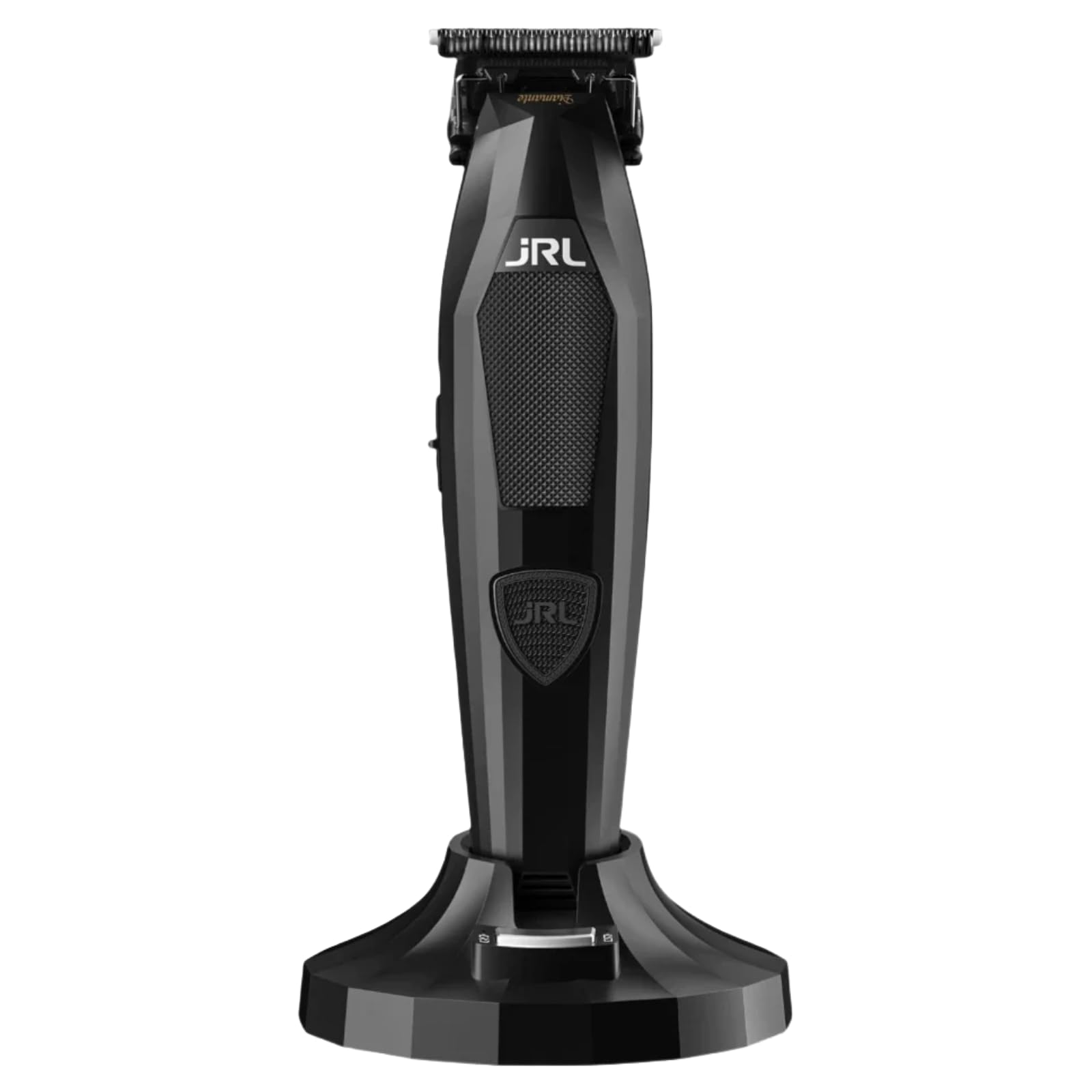 JRL Diamante Trimmer Professioneller Kabelloser Präzisionstrimmer für Barber & Friseur, Zero Gap, Hochleistungsmotor, Profi Haarschneider für Salon & Barbershop (Diamante-T-Schwarz)