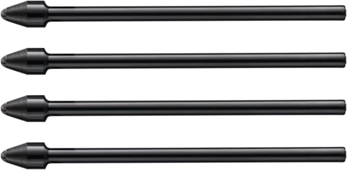 LAMY AL-star EMR Stylus Pen replacement tips (4 pcs.) - replaceable LAMY Z107 EMR Pen PC/EL pointier tip - ideal for smooth (glossy) surfaces - 0.35 mm tip radius