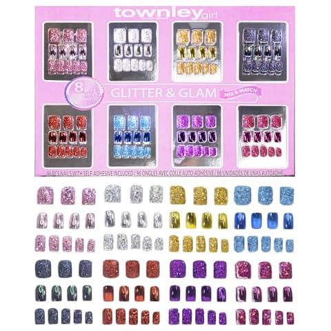 Townley Girl Glitter-Glamup Press-On Nails Cover