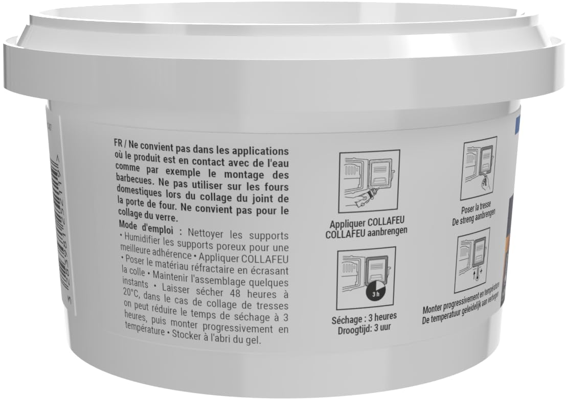 Collafeu Colle réfractaire 300 g Clair GEB 125211